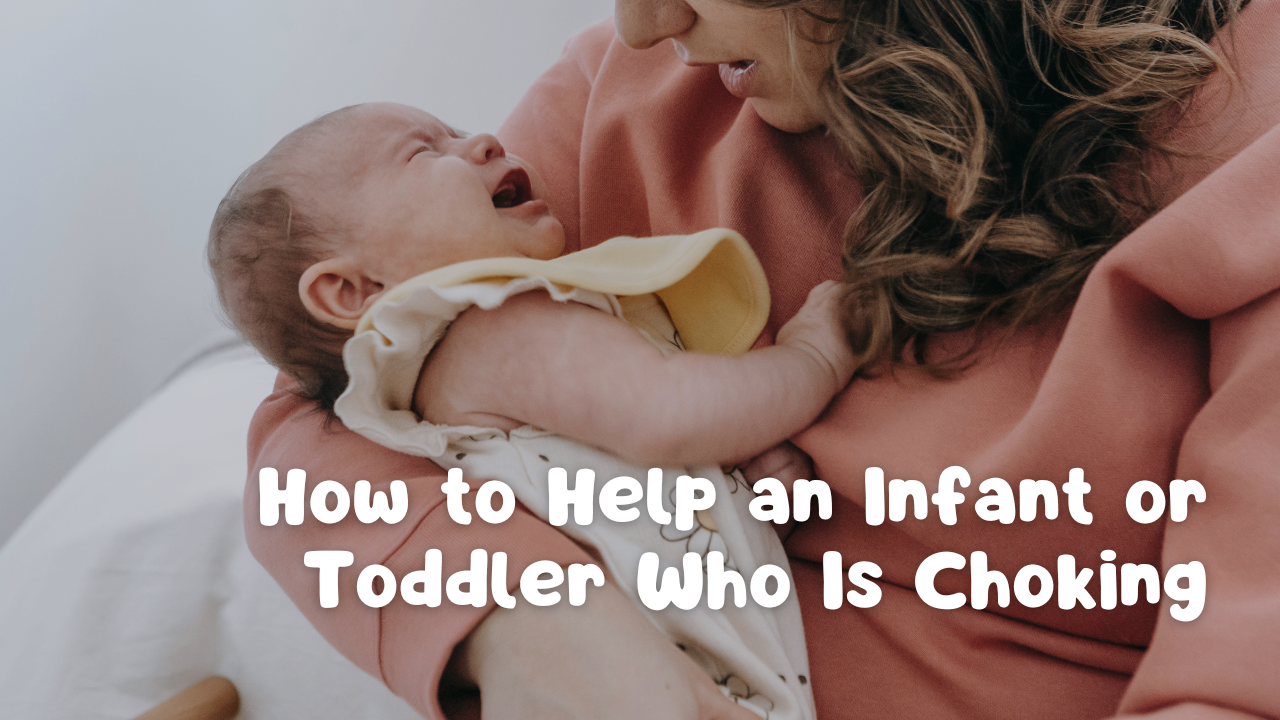 How to help an infant when choking