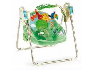 FISHER-PRICE-RAINFOREST-OPEN-TOP-TAKE-ALONG-SWING